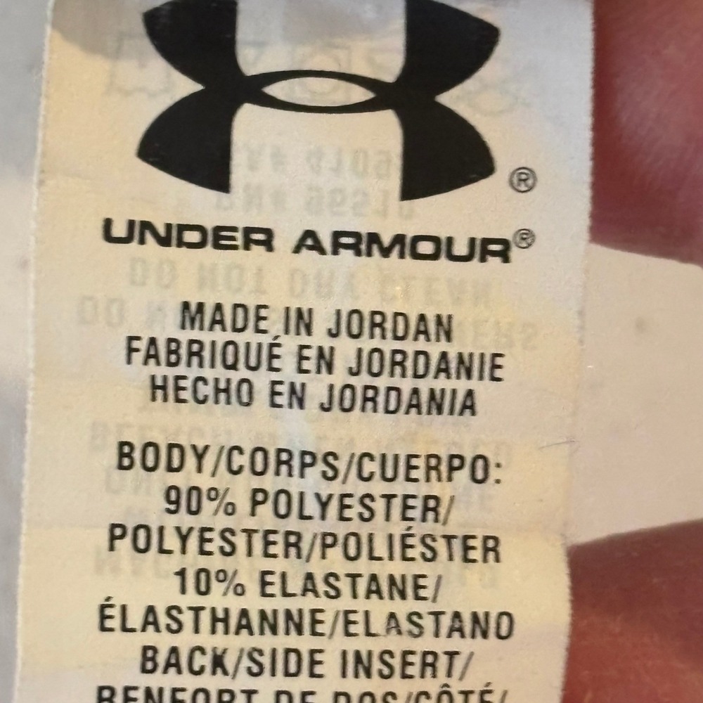 Under Armour Heat Gear Fitted Camo Long Sleeve Shirt Mens Large Black‎ Gray - Picture 3 of 6